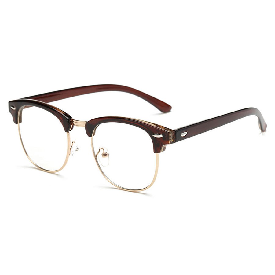 Gọng kính cận unisex K144 (Trà)