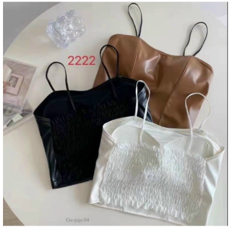 CAO CẤP*Áo bra Bò Chun Lưng phom dưới 60kg ,Áo BRA Hai Dây Mẫu Mới croptop ĐẸP MIÊN MAN (ảnh thật