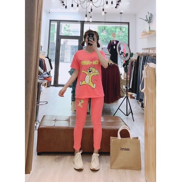 Sét bộ màu hồng in hình siêu cute(ẢNH THẬT) | BigBuy360 - bigbuy360.vn