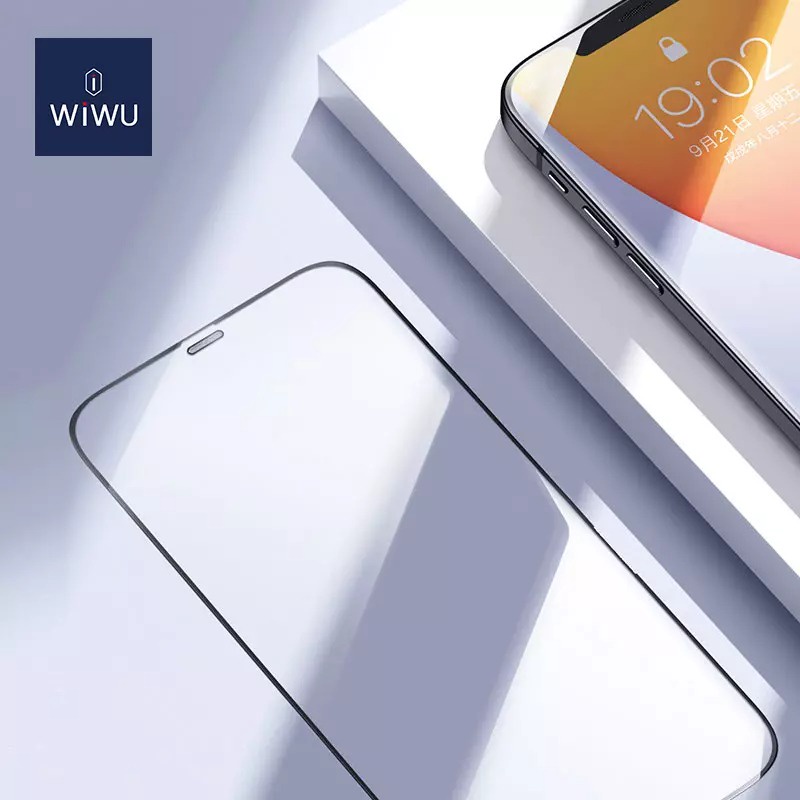Kính cường lực full màn viền nhỏ chính hãng WiWU cho iPHONE X -> 15 PROMAX