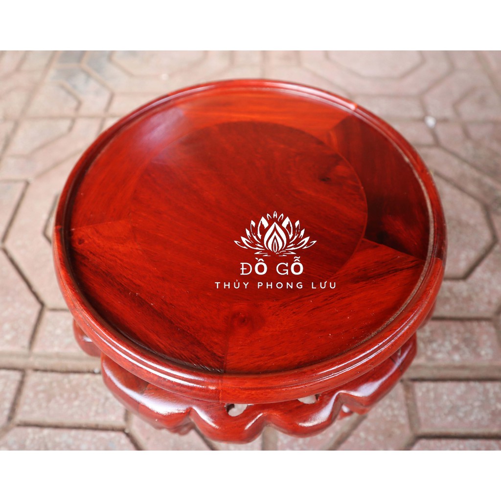 Đôn váy-Đế bát hương-Kỷ váy-Gỗ hương cao 15cm và 18cm cỡ mặt từ 12,14,16,18,20,22,24,26,28,30 | BigBuy360 - bigbuy360.vn