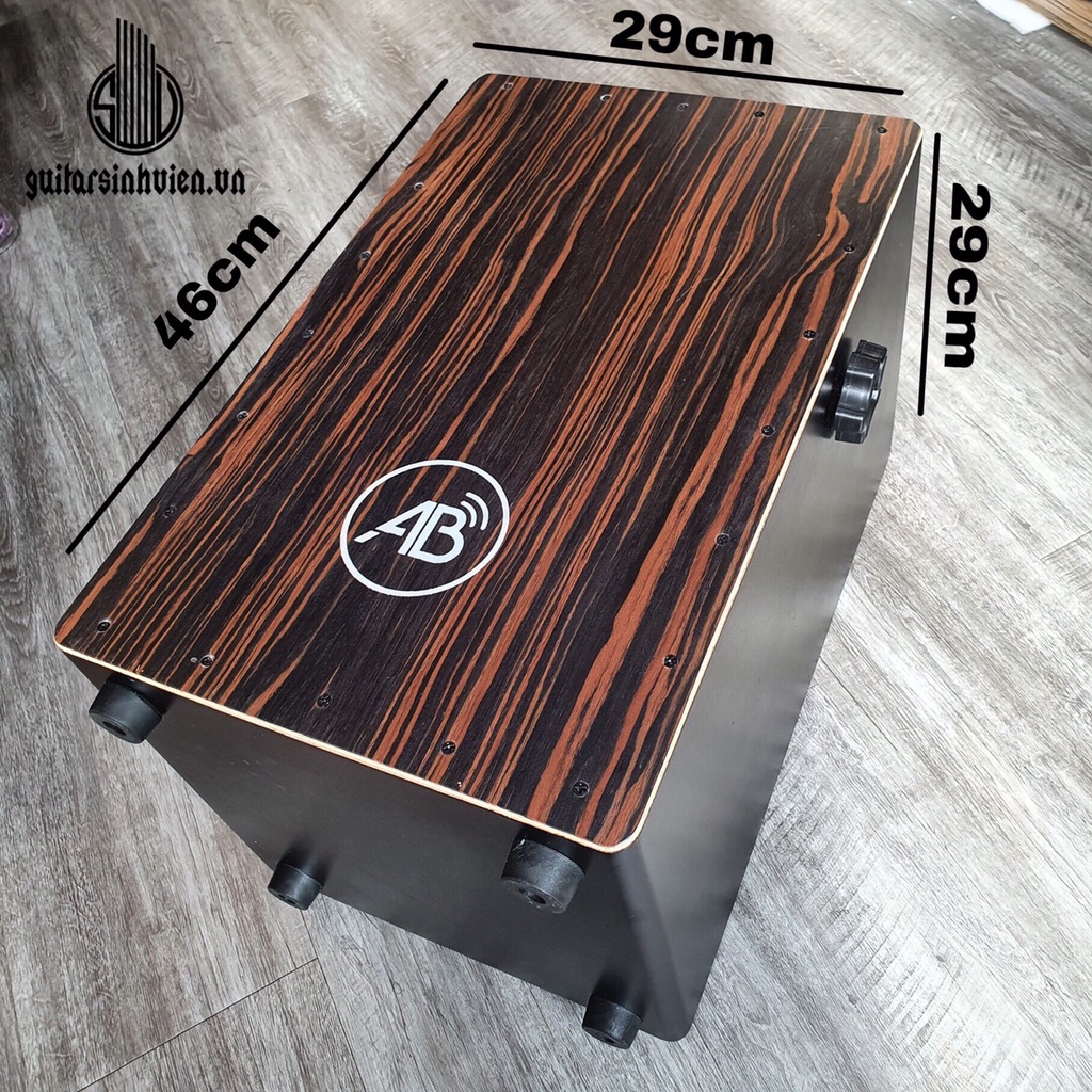 Bao trống cajon không thấm nước có quai đeo như balo - Loại vải dù xịn