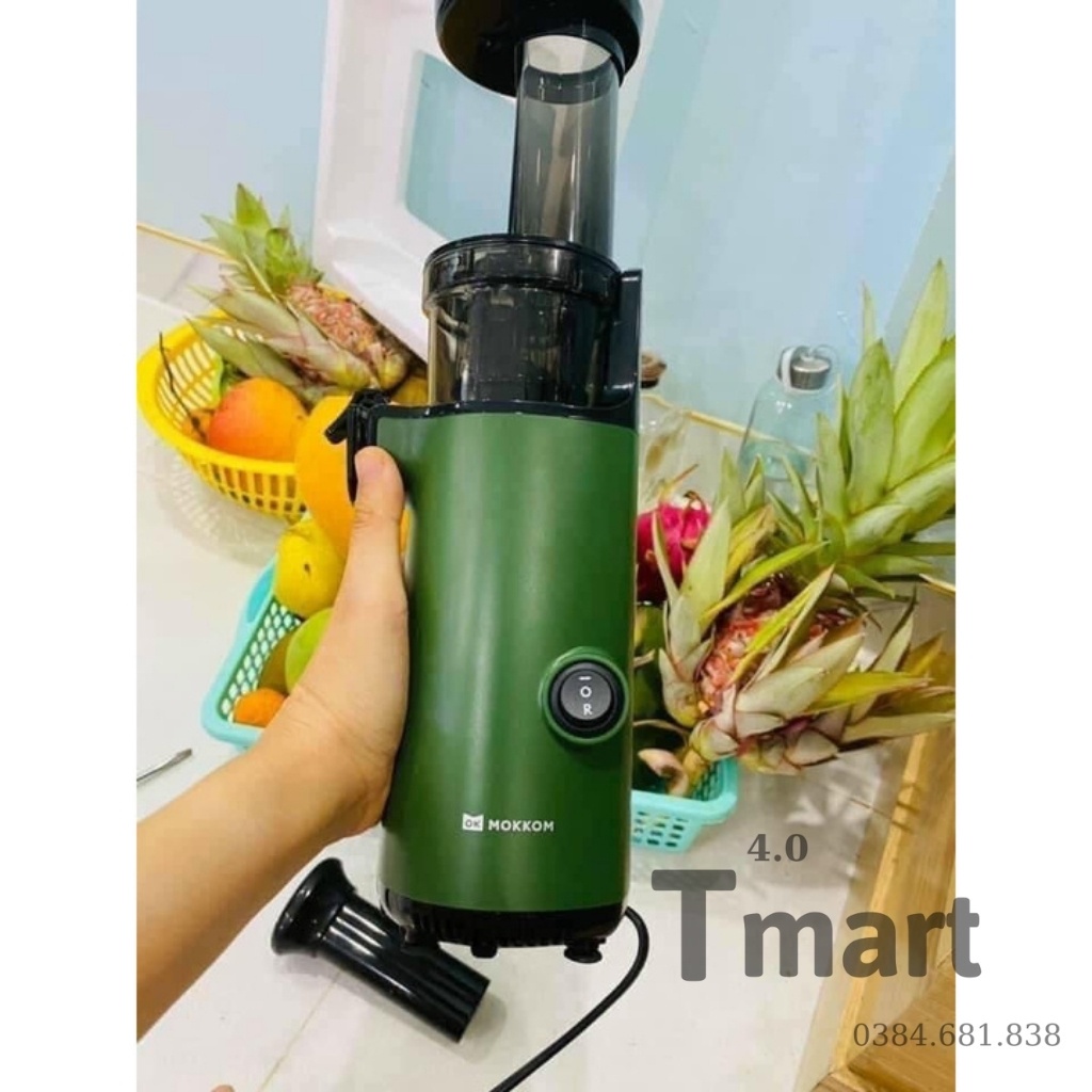 Máy Ép Chậm Mini Chính Hãng, Máy Ép Chậm Trái Cây Kiệt Nước Tiện Lợi Hot Nhất Mùa Hè Này -T-mart4.0