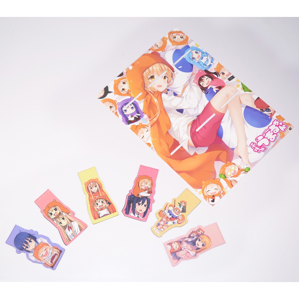 [thanh lý bán lỗ] Bộ 6 Bookmark Anime nam châm - Himouto! Umaru-chan [AAM] [PGN25]