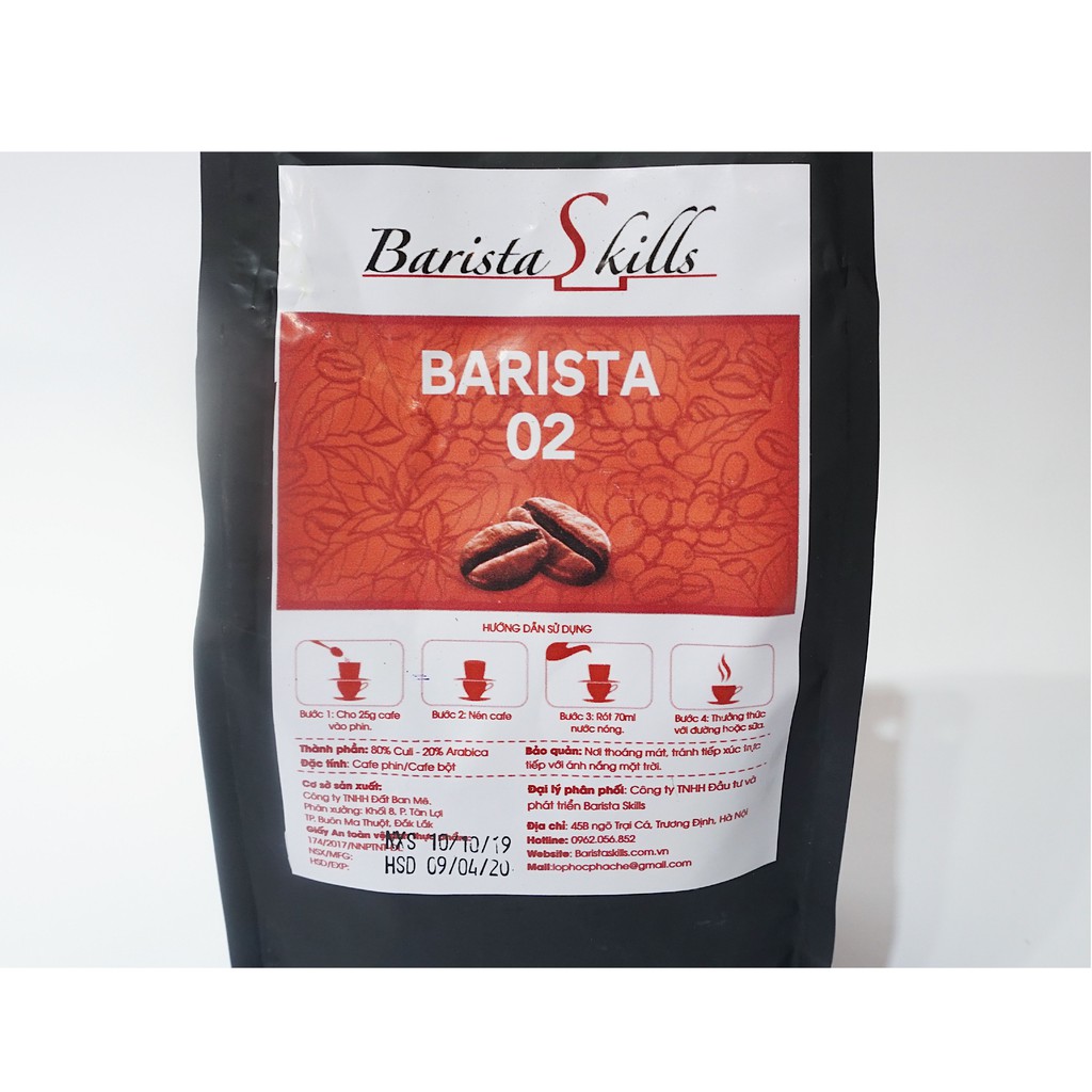 Bột cà phê Barista 02