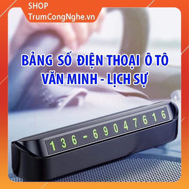 Bảng Số Điện Thoại Ô TÔ - Bảng ghi SĐT gắn taplo khi đỗ xe | BigBuy360 - bigbuy360.vn