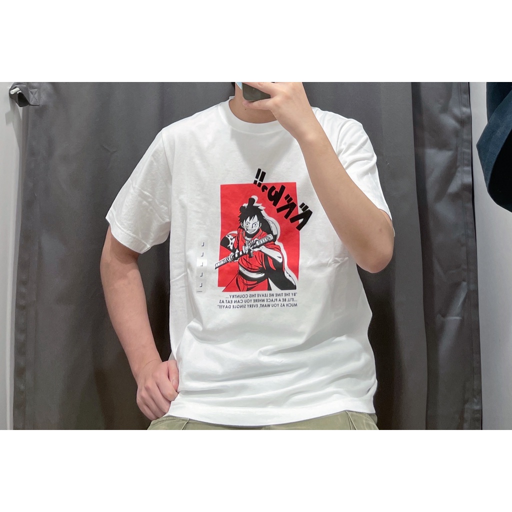 Hàng Có Sẵn Áo Thun cotton Tay Ngắn In Hình anime Uniqlo One Piece King of Thieves Cho Nam Và Nữ Vào Mùa Hè 440673