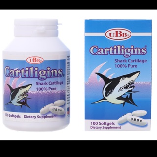 CHÍNH HÃNG UBB Cartiligins - Viên uống Sụn Cá Mập 60 viên và 100 viên