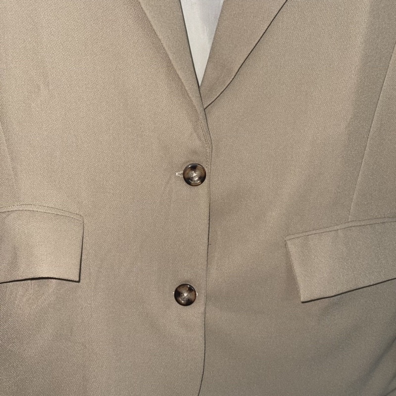 Áo Blazer nâu cafe