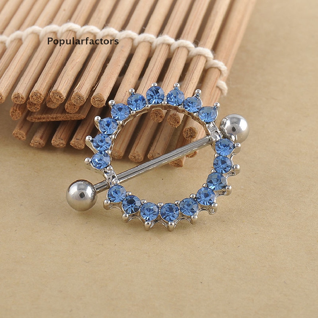 Khuyên Nhũ Hoa Hướng Dương Bằng Thép Phẫu Thuật