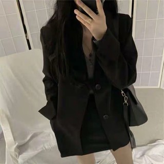 [ Order taobao] Áo blazer đen basic ullzang
