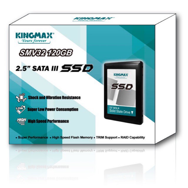 Ổ cứng SSD Kingmax 120GB SMV32 2.5", SATA3