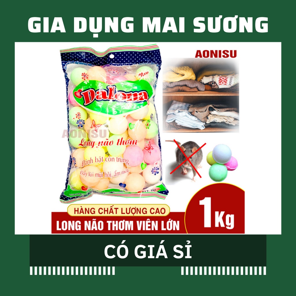 [Giá Sỉ] Long Não Thơm Đuổi Côn Trùng DALONA ( Gói / 1KG ) - Long Não Thơm Quần Áo