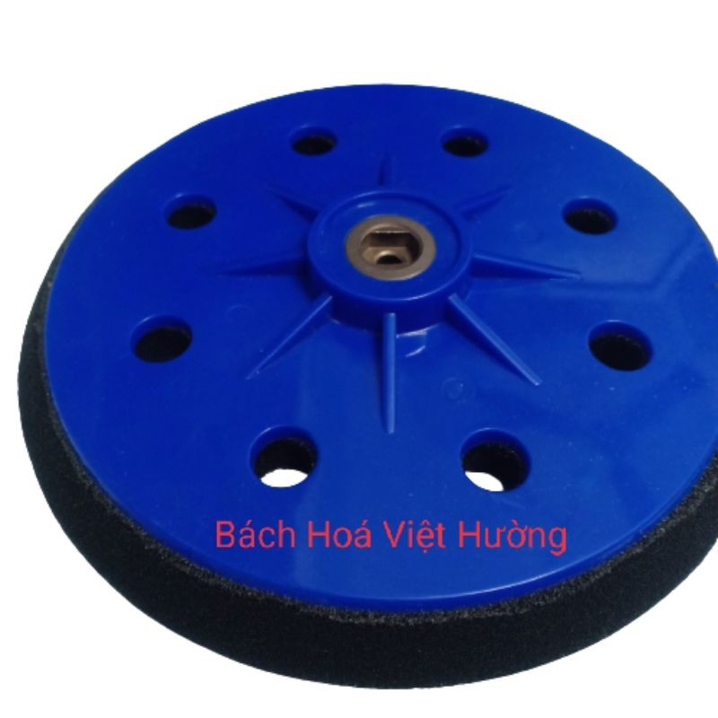 Đế máy chà nhám tường 180mm màu xanh dương, hàng theo máy, độ kết dính giấy giáp tốt