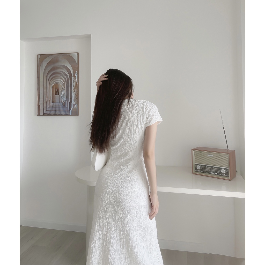 [BBSTORE'S] Đầm Xoè Xốp Dập Nút Ngực -D577 | BigBuy360 - bigbuy360.vn