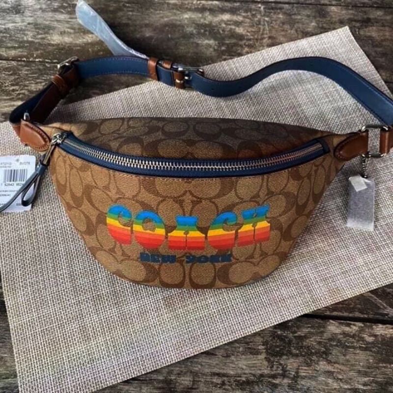 Túi Coach bao tử đeo chéo dư chuẩn Authentic