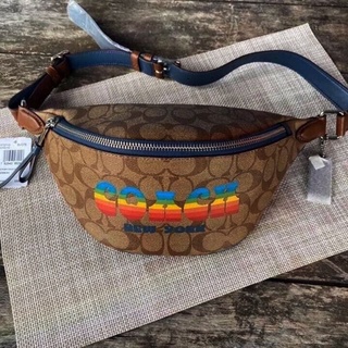 Túi Coach bao tử đeo chéo dư chuẩn Authentic