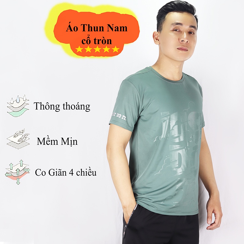 Áo thun nam thể thao cổ tròn N01