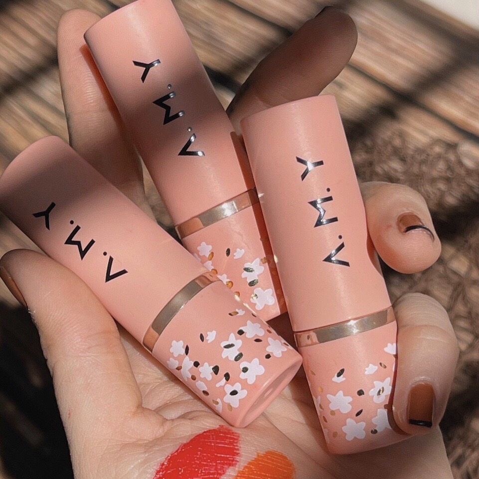 Son thỏi lì không chì AMY ANH ĐÀO mềm mịn lâu trôi - Son môi nội địa chính hãng cao cấp