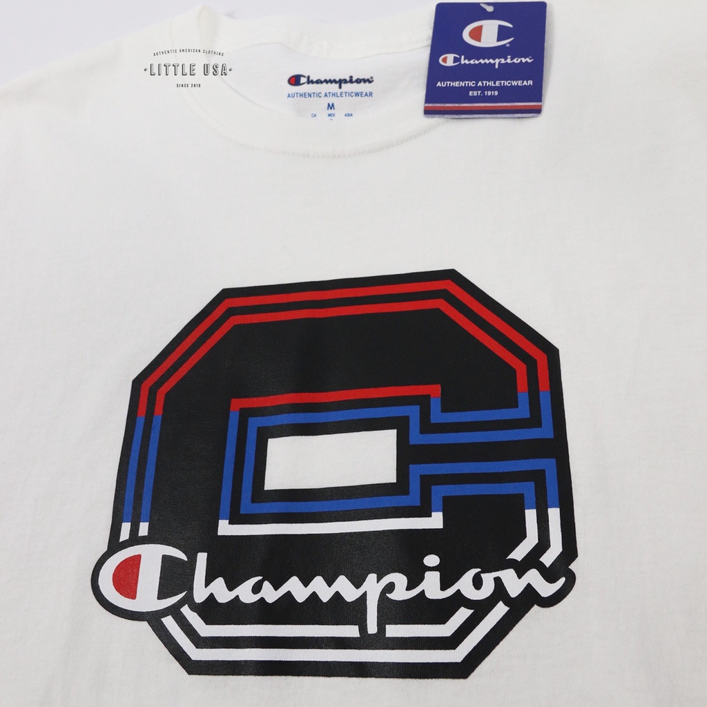 Áo Thun CHAMPION® TAGLESS In Block C - Unisex Nam Nữ