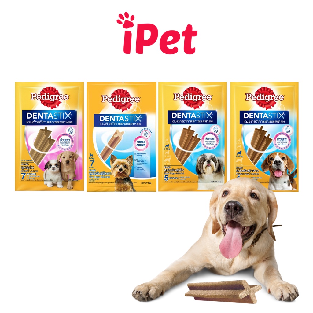 Thanh nhai sạch răng bánh xương Pedigree Dentastix cho chó - iPet Shop