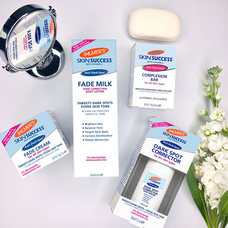 Lotion Làm sáng da, mờ nám, thâm, tàn nhan, Tone Correcting Body Lotion Fade Milk Palmers cho mặt và body