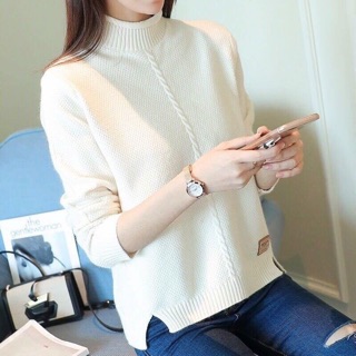 Áo len mác da( chỉ 1 ngày)