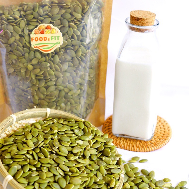 Hạt Bí Gói 100gram - nhân hạt bí xanh chưa rang - loại 1