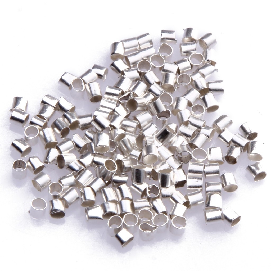 Bộ 500 đầu kim loại làm trang sức 1.5mm / 2mm sử dụng tiện lợi