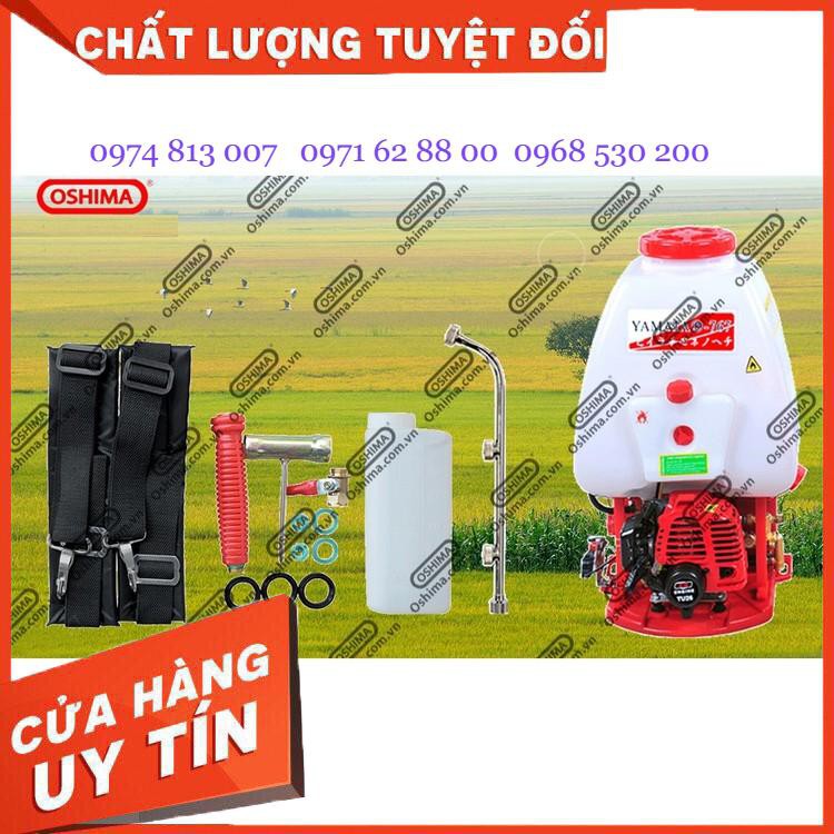 NÓNG! Máy Phun Thuốc Sâu đeo vai chạy xăng Yamata 767, Bình xịt bơm thuốc khử trùng động cơ 2 thì Giá cực Chất