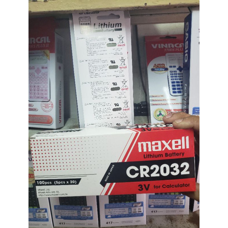 Pin Maxell CR 2032 3V Chính Hãng HSD 10 Năm