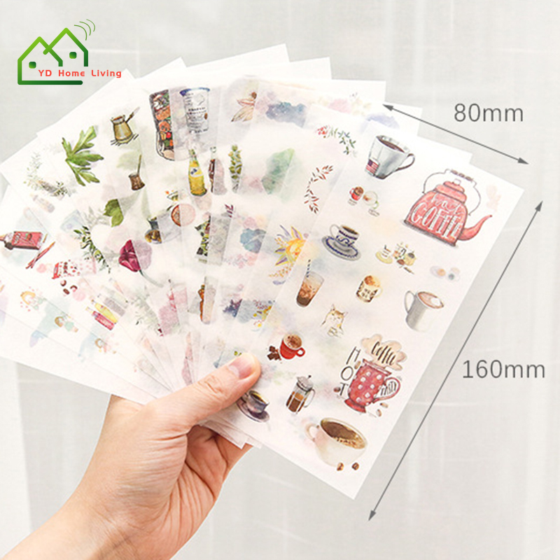 Miếng dán trang trí hình chú ngựa một sừng phong cách dễ thương