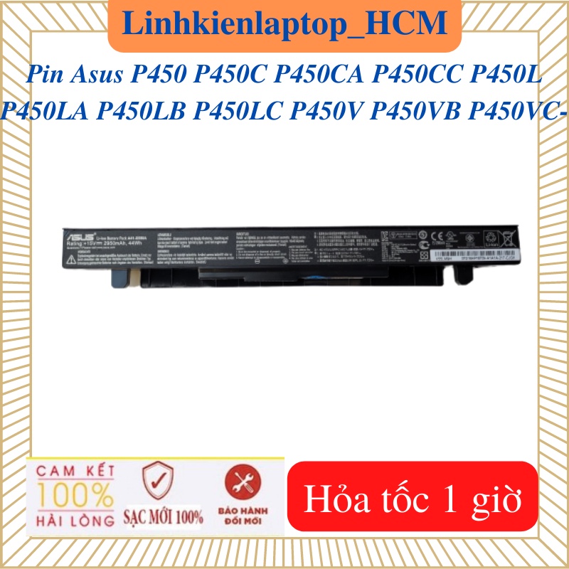 Pin A41-X550A-Pin laptop Asus P450 P450C P450CA P450CC P450L P450LA P450LB P450LC P450V P450VB P450VC