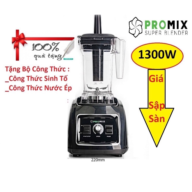 Máy xay sinh tố công nghiệp PROMIX - GEMAT  Bảo hành chính hãng 3 năm