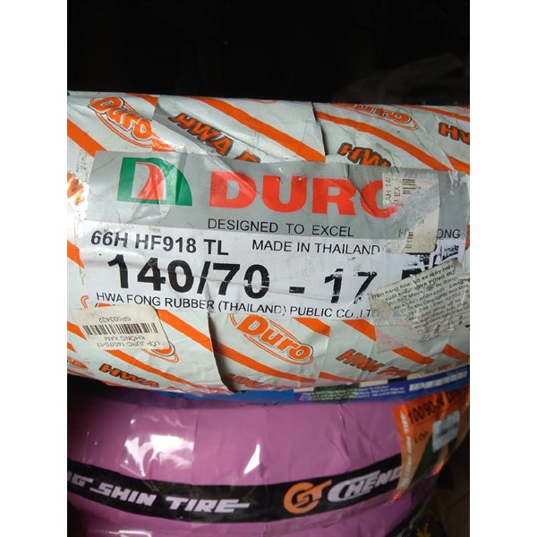 LỐP ĐỘ EXCITER DURO 140/70-17 KHÔNG XĂM