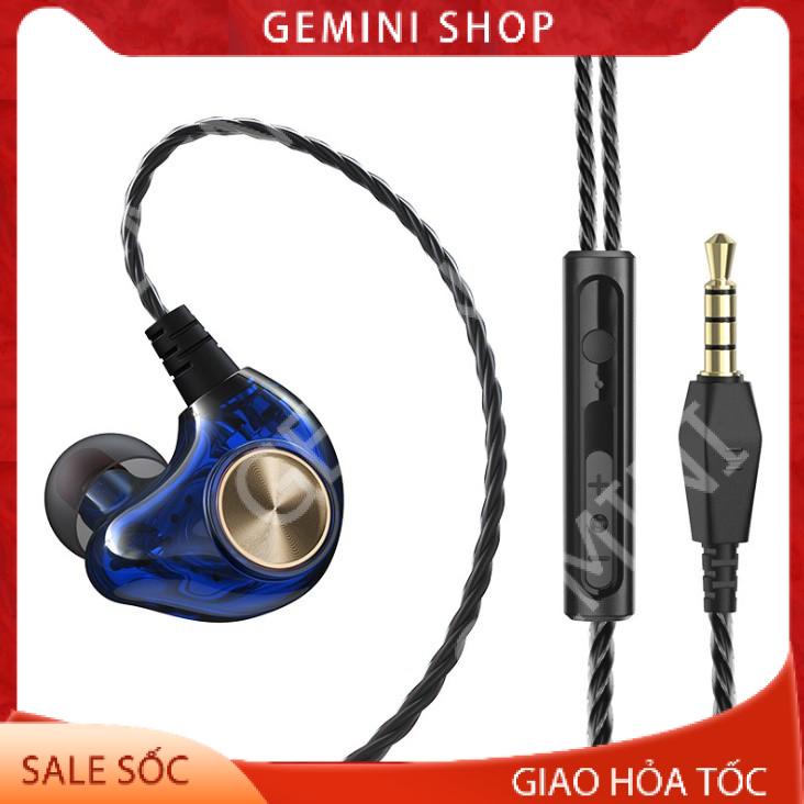 Tai Nghe Nhét Tai HI-FI Âm thanh 5D Có Dây Micro 3.5mm hỗ trợ mic K1