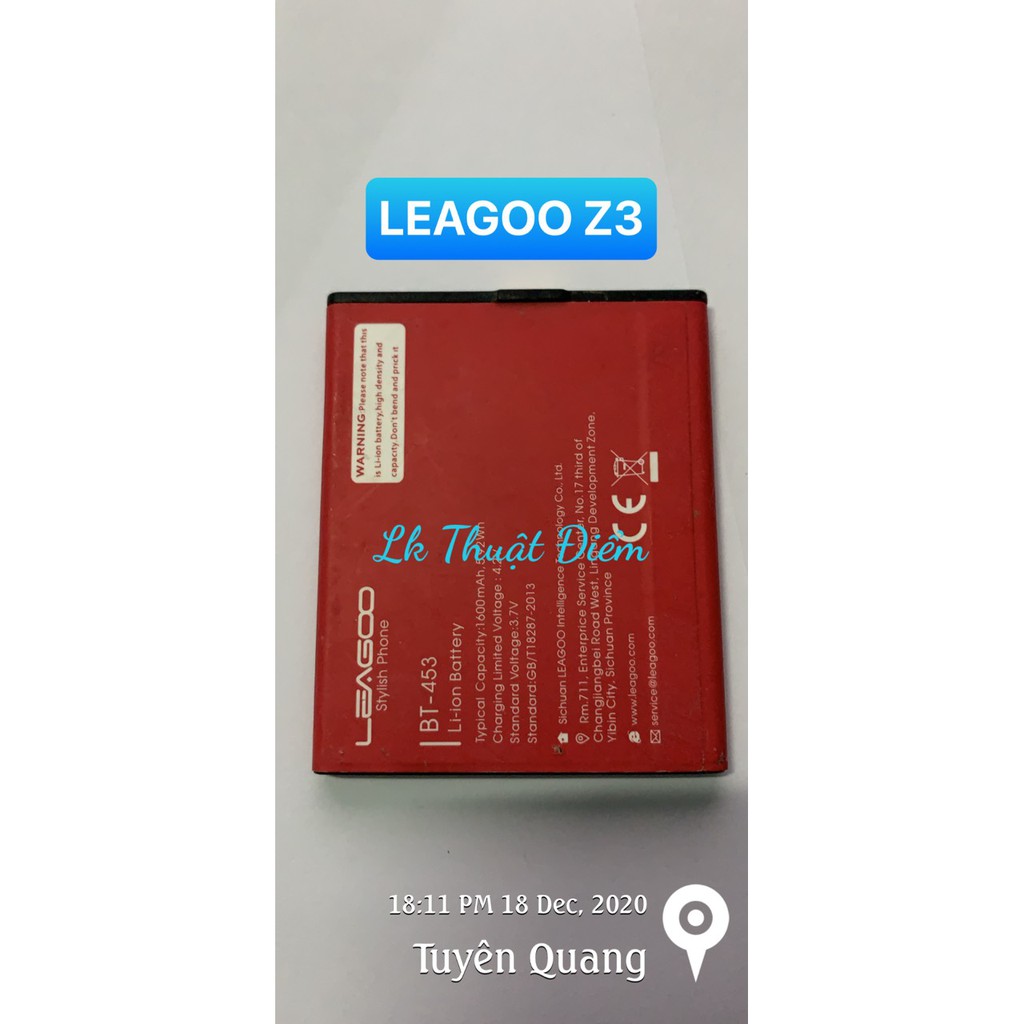 [Mã ELORDER5 giảm 10K đơn 20K] pin LEAGOO Z3 / BT-453 - pin cũ zin bóc máy