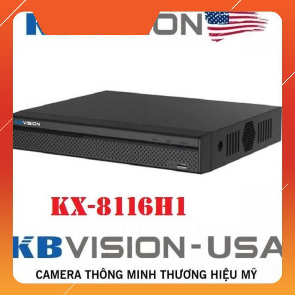 [Mã ELHAMS5 giảm 6% đơn 300K] Camera {Giá sốc} Đầu ghi hình 16 kênh 5 in 1 KBVISION KX-8116H1 ... ! .
