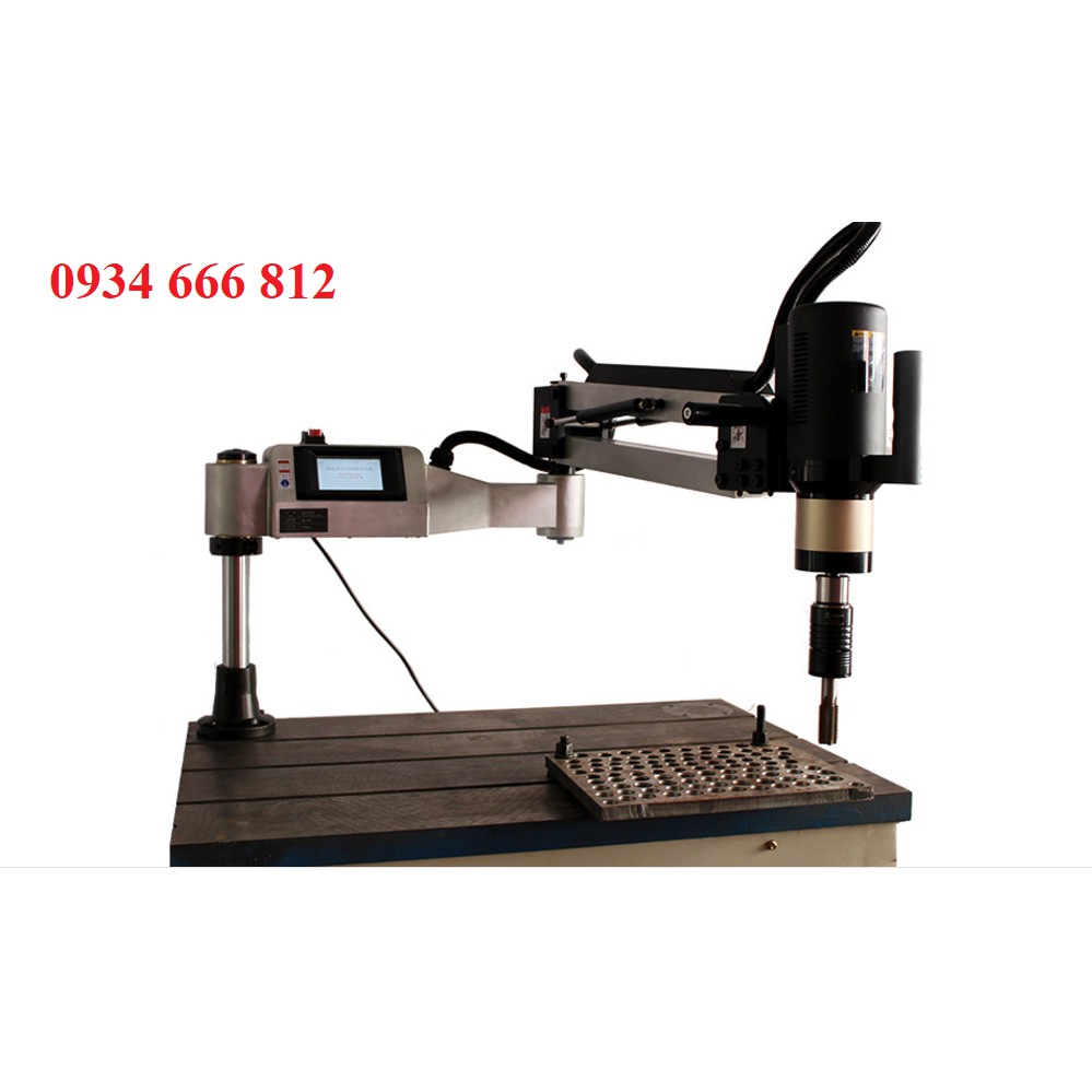 Máy taro cần chạy bằng điện động cơ servo M3-M16