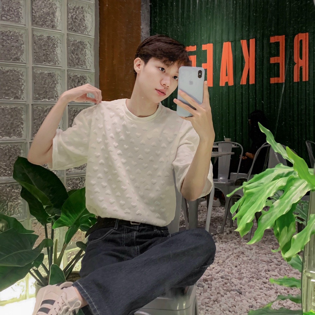 Áo thun tim dập nổi siêu đẹp