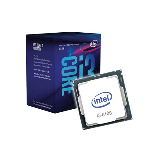 CPU cũ Intel core i3 8100 chuyên PC Gaming chính hãng giá rẻ (6M bộ nhớ đệm, 3,60 GHz)