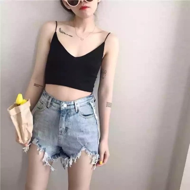 [SALE] Quần short bò rách cá tính