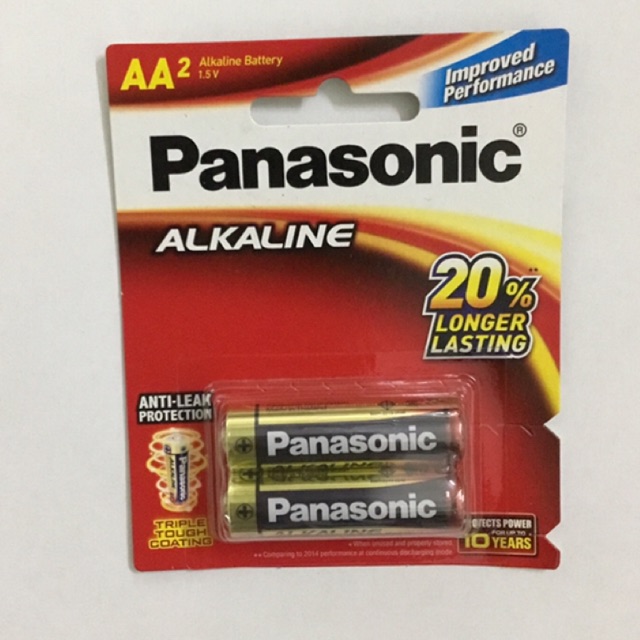 Pin Panasonic Alkaline AA2 LR6T/2B-V