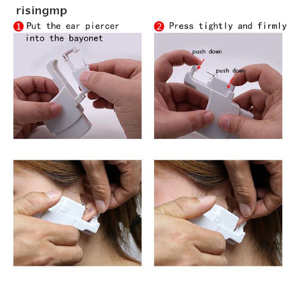 Súng Bắn Khuyên Tai Tự Động Dùng Một Lần Kích Thước 4mm ♨Trên đó