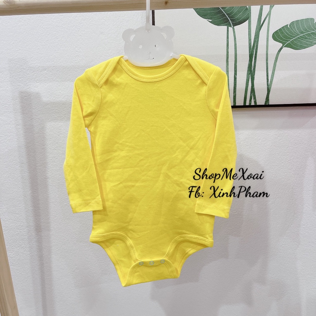 [Chọn mẫu 1][ Size 6M] BODYSUIT, BODYCHIP DÀI TAY XUẤT DƯ CHO BÉ TỪ 5-7KG