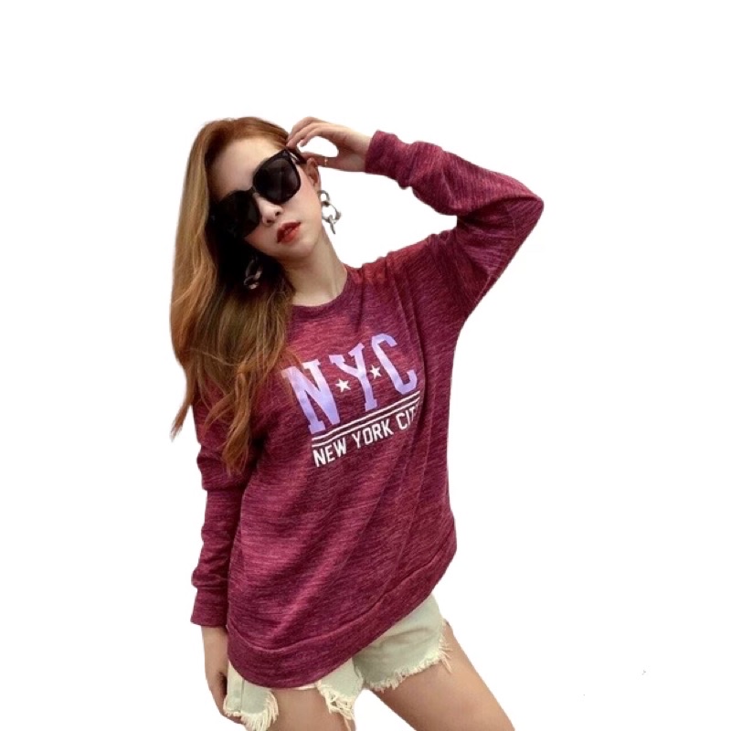 Áo sweater dệt kim xuất dư (3 màu)