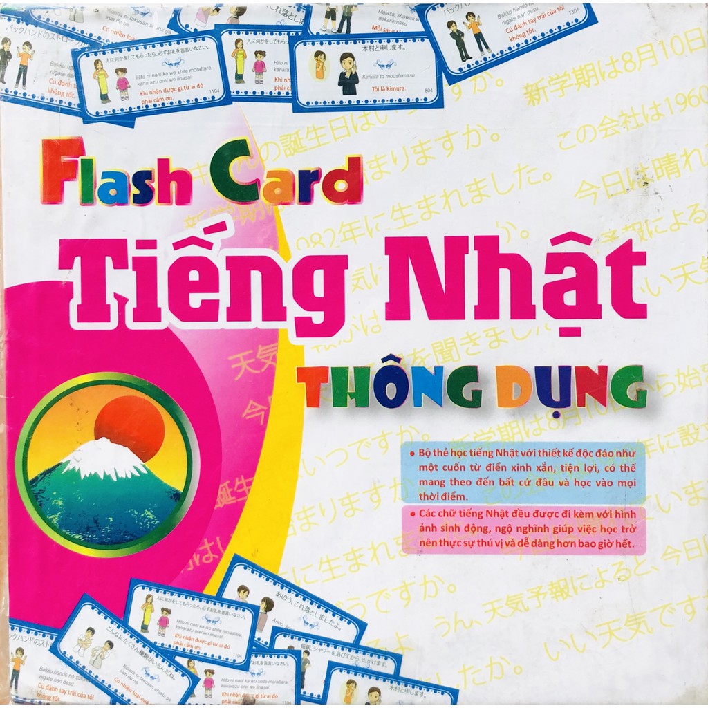 Flashcard Tiếng Nhật Thông Dụng (Hộp)