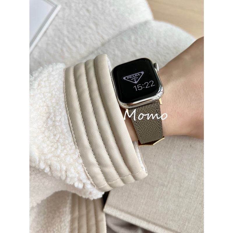 Dây Đeo Bằng Da Dành Cho Đồng Hồ Smart Watch Series 7 6 SE 5 4 3 2 1 41mm 45mm 40mm 44mm 42mm 38mm