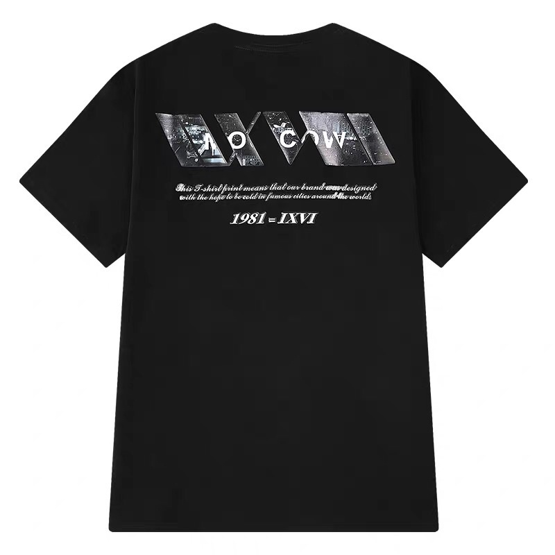 [FREESHIP](CÓ SẴN)HÀNG CHÍNH HÃNG áo thun NELLYHEYBIG unisex ,áo thun dáng rộng hoạ tiết dọc chữ MOCOW mã THDX3295AU.