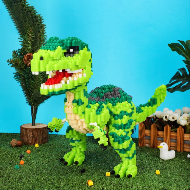 Khủng Long Đồ Chơi Lắp Ráp Mô Hình Dinosaur & ô tô tia chớp McQueen Cho Bé Phát Triển Trí Tuệ